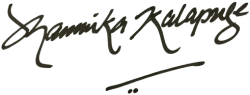 Dhammika Kalapuge Signature